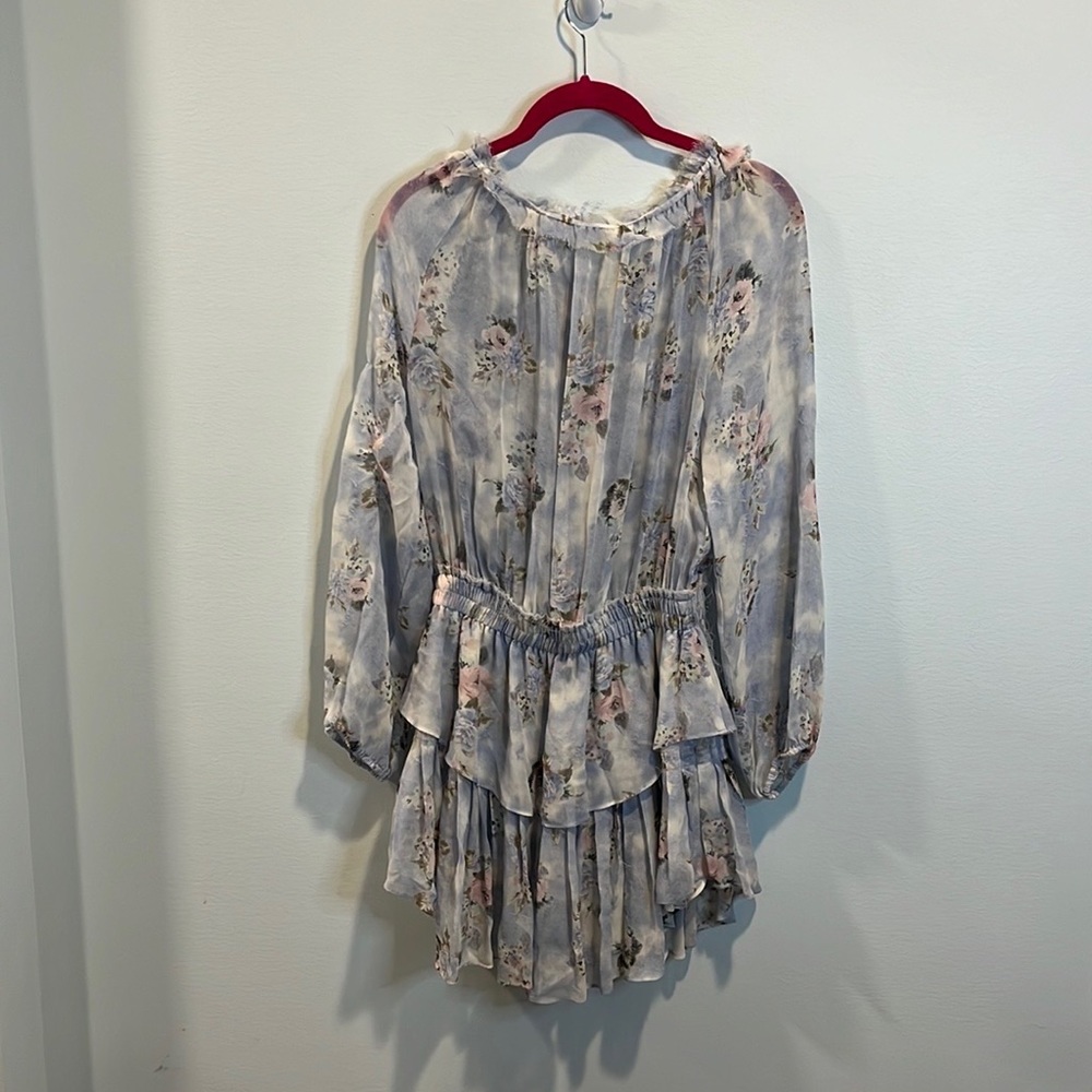 LoveShackFancy Popover Dress in Water Petals XS - Picture 6 of 6